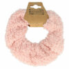 2110759434 Haarelastiek Scrunchie – Teddy Stof – Roze