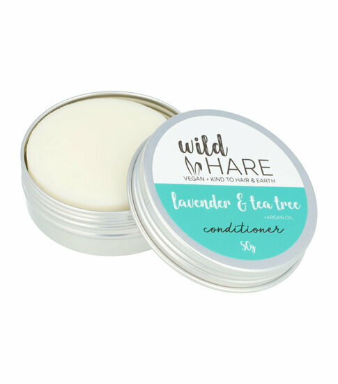 2110763829 Wild Hair Conditioner Bar – In Reisblikje – 60g – Lavendel & Theeboom