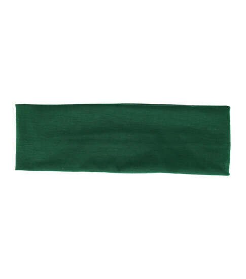 2110763916 Haarband stof - Basic 6cm - Groen