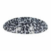 2110763958 Haarspeld Patentspeld Ovaal 10cm – Panter Patroon – Grijs/Zwart