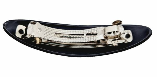 2110764009 Haarspeld Patentspeld Ovaal 9cm - Grafische Print - Zwart/Wit