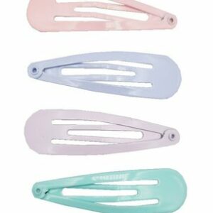 Haarspeld Klikklak 5 cm - Basic Pastel - Blauw Roze Paars Groen - Set van 6