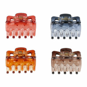 Haarspeld Haarklemmen 2,5cm – Recht – Bruin Blauw Rood – Set van 4