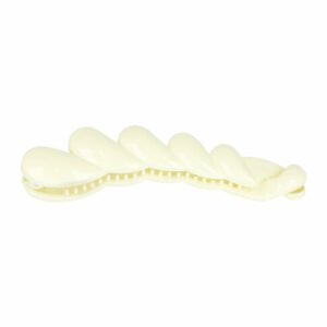 Haarspeld bananenklem - Staartklem druppel vorm 11cm - Crème