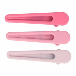 Haarspeld Duckklemmen 6cm – Open Vorm – Metaal – Lichtoze – Set van 3