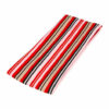 2110769910 Haarband stof - Streep patroon 8cm - Rood
