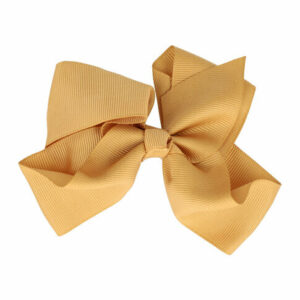 Haarspeld Duckklem 10cm – Strik van Stof – Lichtbruin