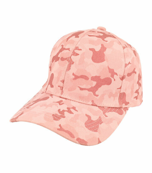 2110771065 Cap pet verstelbaar – camouflageprint – one size – roze