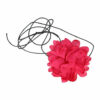 2110775076 Haarband bloem - Veter striklint - Fuchsia roze