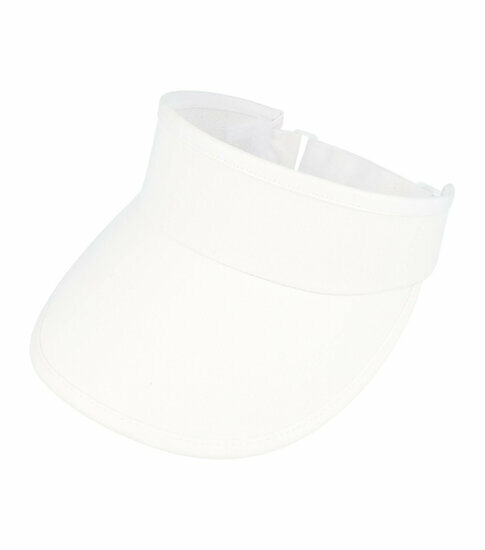 2110775277 Zonneklep Verstelbaar – Stevige Klep – One Size – Wit