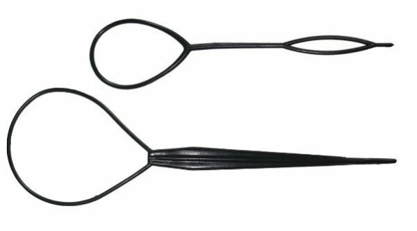 2110776828 Styling Tool Topsy Tail – Haarlussen – Zwart – Set van 2