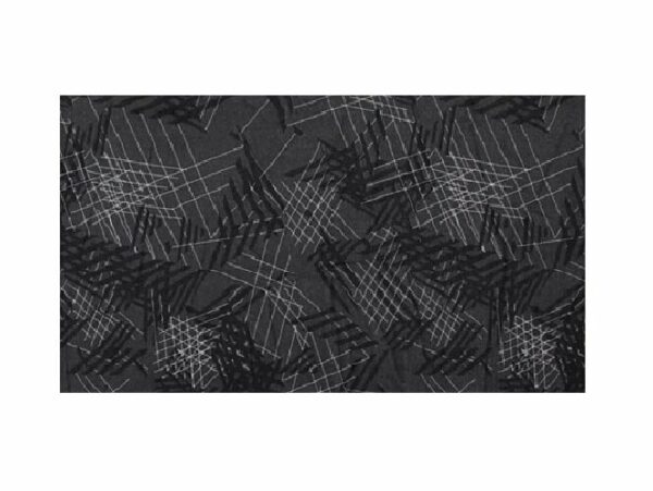 Haarband multifunctioneel - Fantasie patroon 45x25cm - Grijs zwart