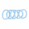 2110777101 Haarelastieken basic - Hair Tie - Lichtblauw - Set van 5