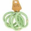 2110778766 Haarelastieken basic - Hair Tie - Lichtgroen - Set van 5