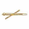 2110778982 Haarspeld haarclip - Strik strass steentjes 4,5cm - Goud