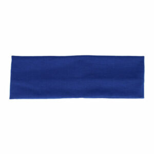 Haarband stof - Basic 8cm - Blauw