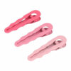 2110781682 Haarspeld Duckklemmen 6cm – Open Wavevorm – Metaal – Roze – Set van 3
