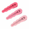 2110781685 Haarspeld Duckklemmen 6cm – Open Wavevorm – Metaal – Roze – Set van 3