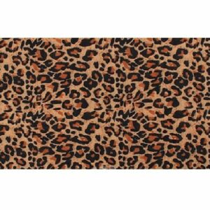 Haarband multifunctioneel - Panter patroon 45x25cm - Bruin