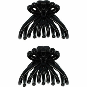 Haarspeld Haarklemmen 4cm – Spin Model – Zwart – Set van 2