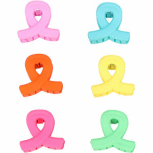 Haarspeld Haarklemmen 2cm – Klein Lusvorm – Felle Kleuren – Set van 6