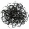 2110784955 Haarelastiekjes mini - 2cm - Zwart - Set van 250