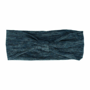 Haarband Knoop 9cm – Duo Kleuren – Jersey Stof – Donkerblauw