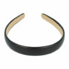 2110787457 Haarband Diadeem 2cm – Lederlook – Zwart