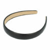 2110787460 Haarband Diadeem 2cm – Lederlook – Zwart