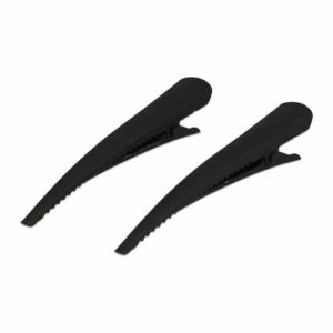 Haarspeld Duckklemmen 8cm – Basic –Metaal – Zwart – Set van 2