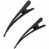 2110787676 Haarspeld Duckklemmen 8cm – Basic –Metaal – Zwart – Set van 2