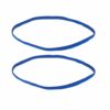 2110787748 Haarband sport - Elastiek anti-slip 1cm - Cobalt Blauw – Set van 2