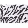 Haarband multifunctioneel - Zebra patroon 45x25cm - Wit zwart
