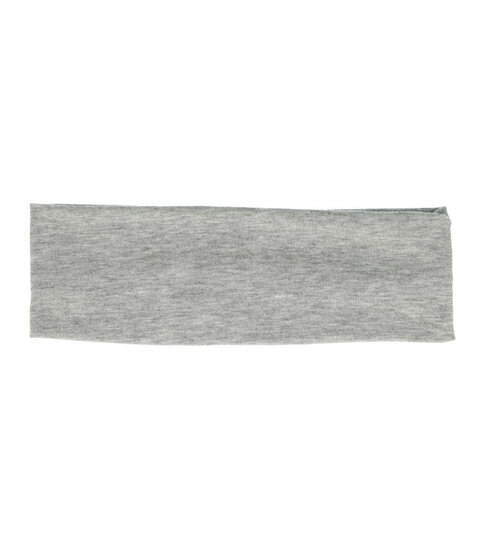 2110960086 Haarband stof - Basic 7cm - Grijs