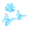 2110966809 Haarspeld Haarklemmen 4 cm – Bloemvorm & Vlindervorm – Blauw – Set van 3