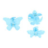 2110966815 Haarspeld Haarklemmen 4 cm – Bloemvorm & Vlindervorm – Blauw – Set van 3