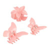 2110966824 Haarspeld Haarklemmen 4 cm – Bloemvorm & Vlindervorm – Roze – Set van 3