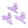 2111079648 Haarspeld Haarklemmen 4cm – Recht Wave Strik – Paars – Set van 3