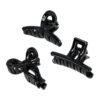 2111083410 Haarspeld Haarklemmen 4cm – Recht Wave Strik – Zwart – Set van 3