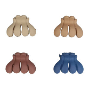 Haarspeld Haarklemmen 2,5cm – Spinmodel – Bruin Blauw Beige – Set van 4