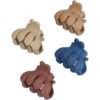 2111281005 Haarspeld Haarklemmen 2,5cm – Spinmodel – Bruin Blauw Beige – Set van 4