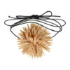 2113628877 Haarband bloem - Veter striklint - Beige
