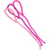 2113649298 Haarelastieken basic - Hair Tie koord - Roze - Set van 3