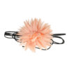 Haarband bloem - Veter striklint - Lichtroze