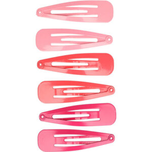 Haarspeld Klikklak 4,5 cm - Basic - Roze - Set van 6