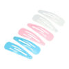 2113935420 Haarspeld Klikklak 4,5 cm - Basic - Wit Roze Blauw - Set van 6