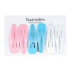 2113935423 Haarspeld Klikklak 4,5 cm - Basic - Wit Roze Blauw - Set van 6