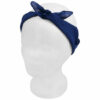 2115046266 Haarband bandana zakdoek – Basic katoen 55cm – Donker blauw