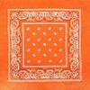 2115046344 Haarband bandana zakdoek – Paisley print katoen 55cm – Oranje