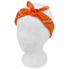 2115046347 Haarband bandana zakdoek – Paisley print katoen 55cm – Oranje